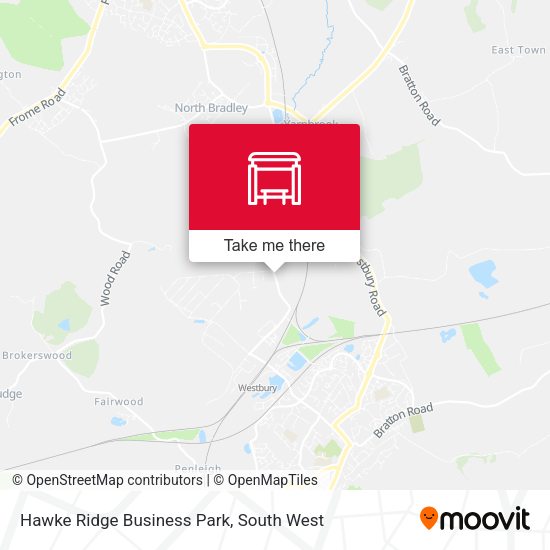 Hawke Ridge Business Park map
