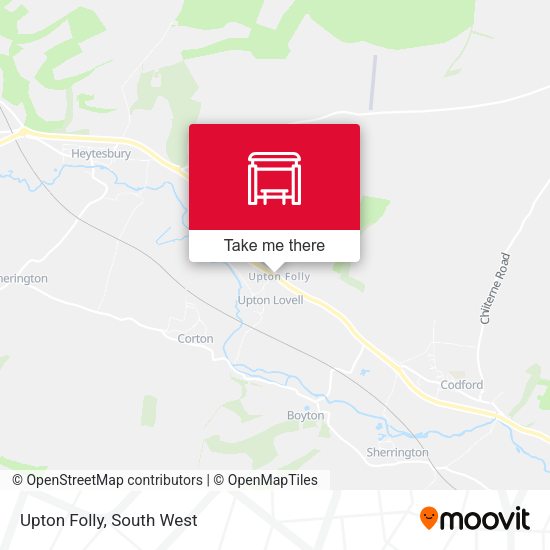 Upton Folly map