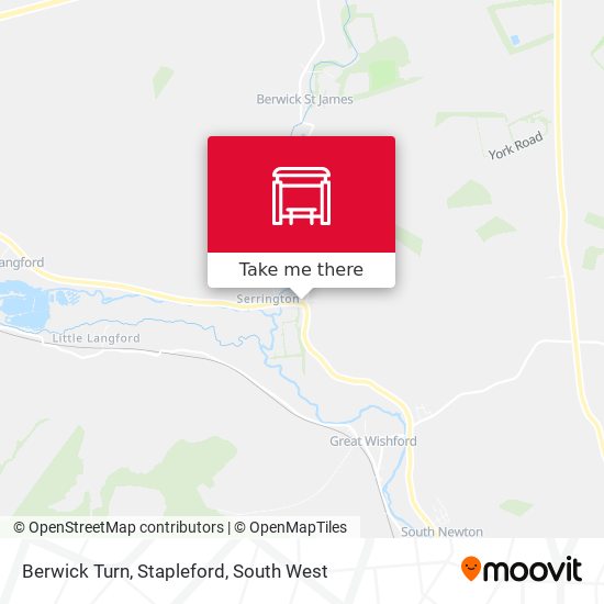 Berwick Turn, Stapleford map