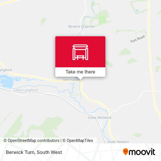 Berwick Turn map