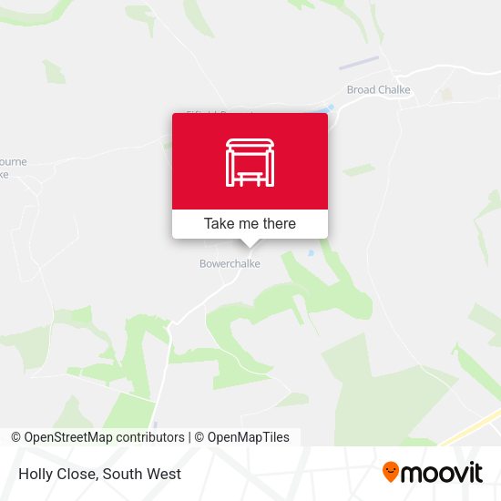 Holly Close map