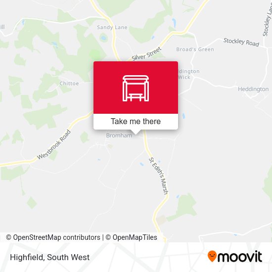 Highfield map