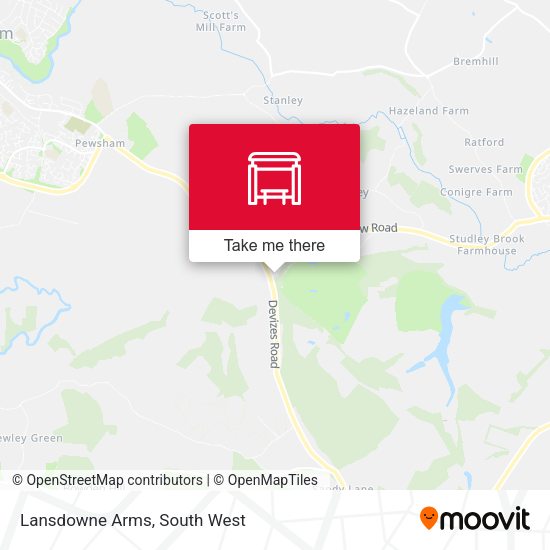 Lansdowne Arms map