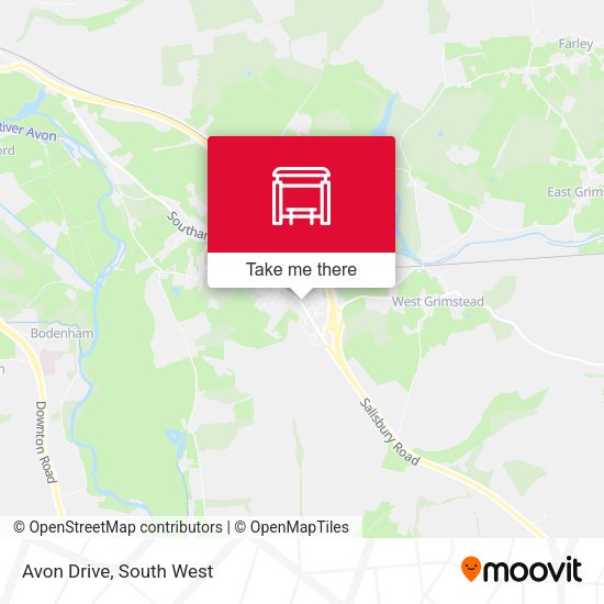 Avon Drive map