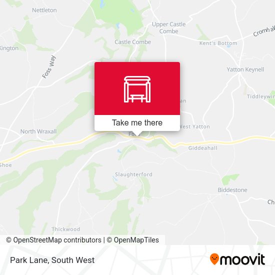 Park Lane map