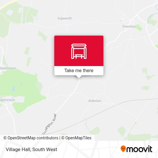 Village Hall map
