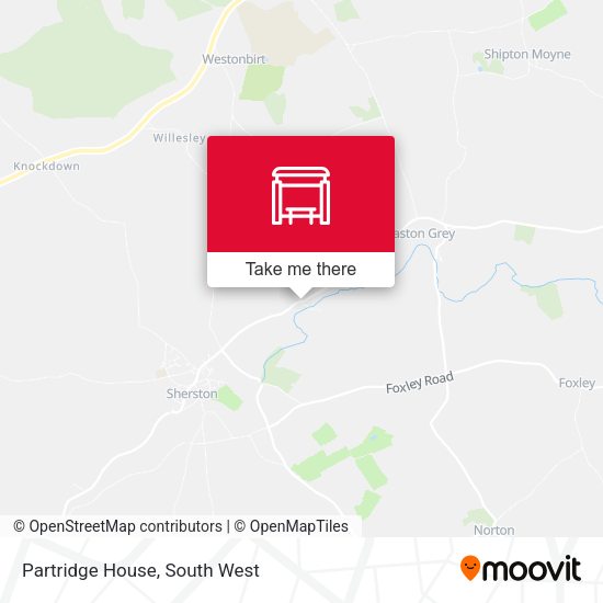 Partridge House map