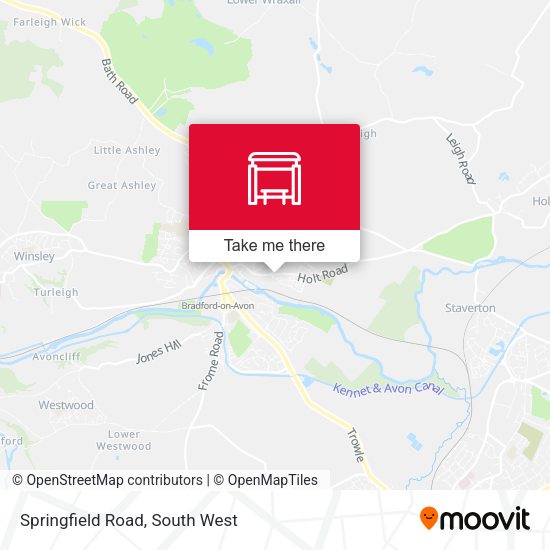 Springfield Road map