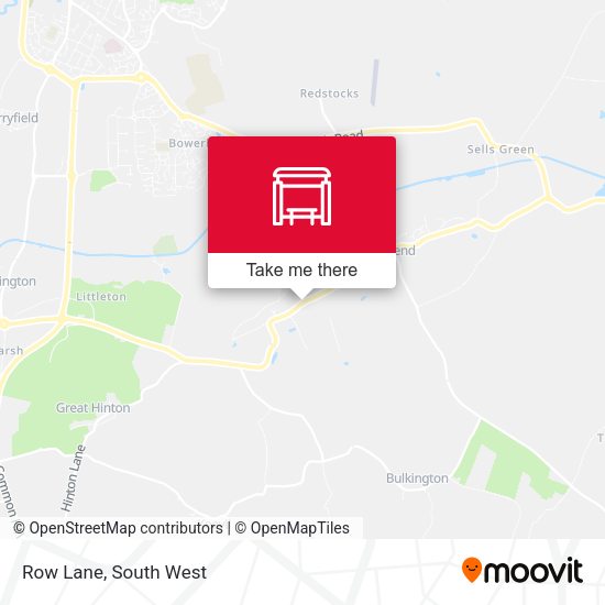 Row Lane map