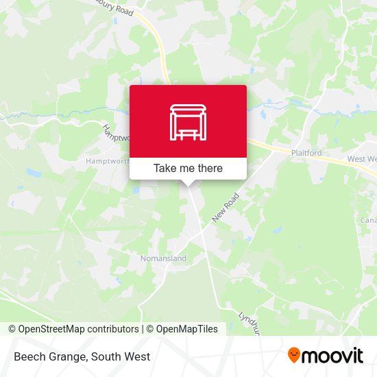 Beech Grange map