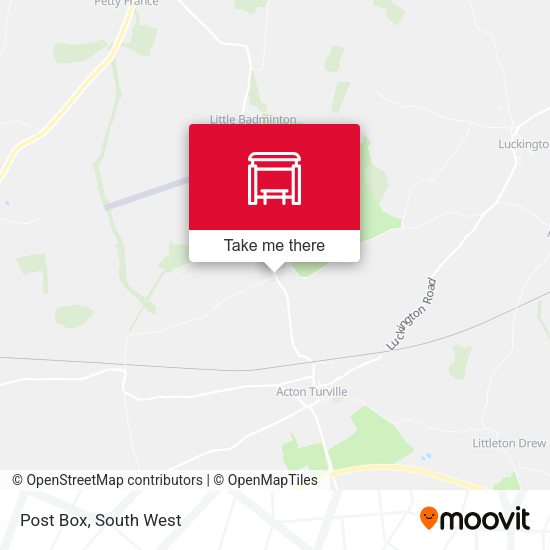 Post Box map
