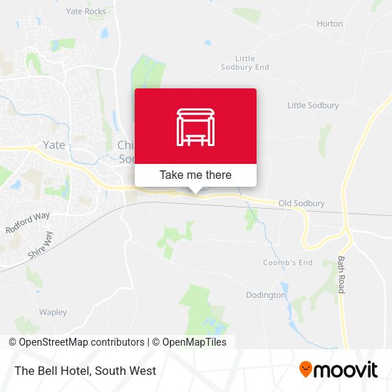 The Bell Hotel map