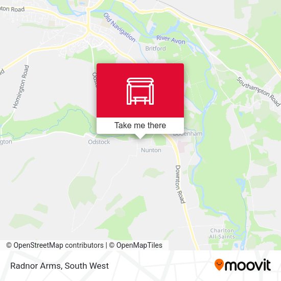 Radnor Arms map