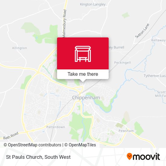St Pauls Church map