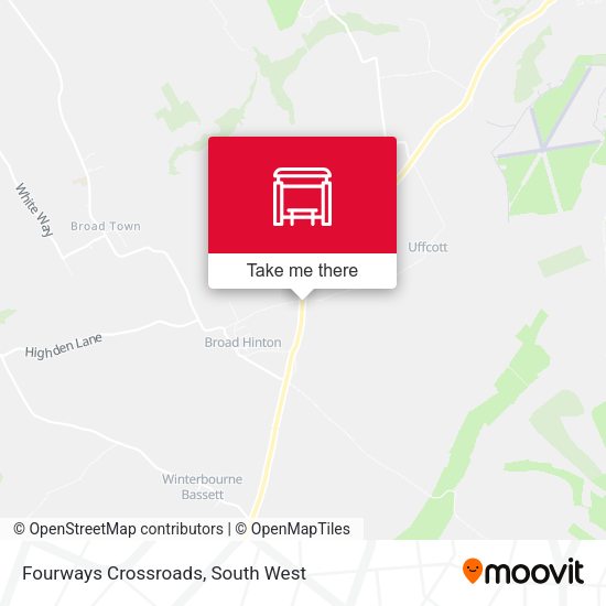 Fourways Crossroads map