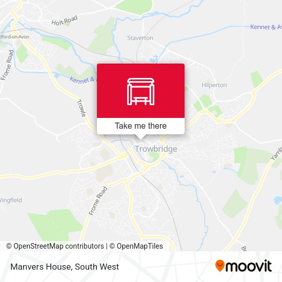 Manvers House map