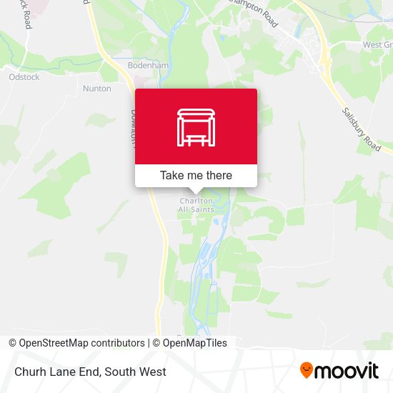 Churh Lane End map