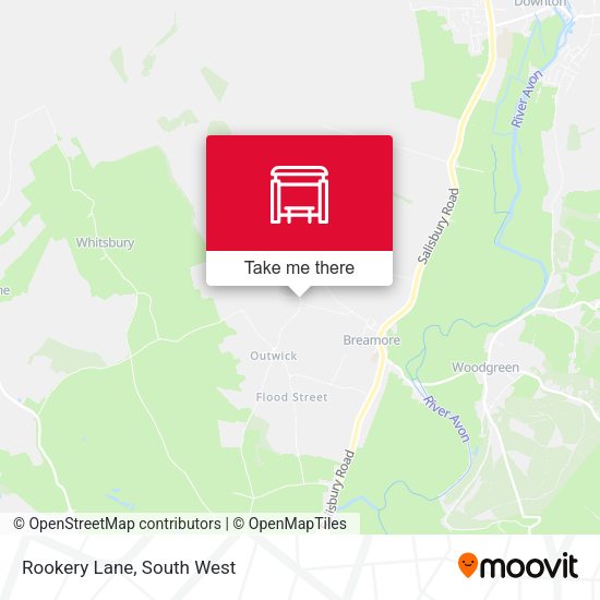 Rookery Lane map
