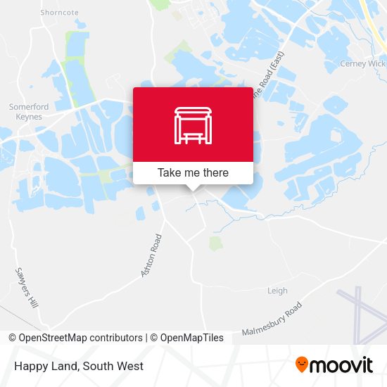 Happy Land map