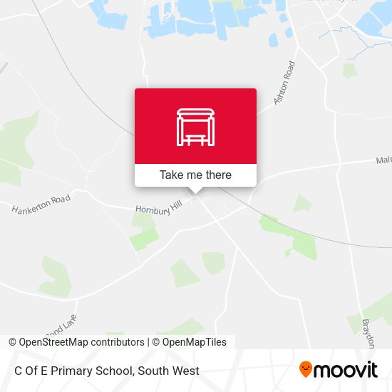 C Of E Primary School map