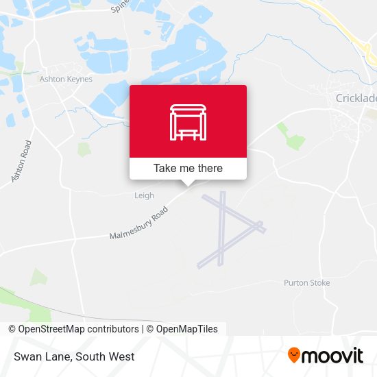Swan Lane map
