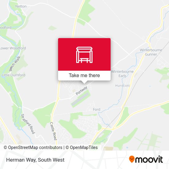 Herman Way map