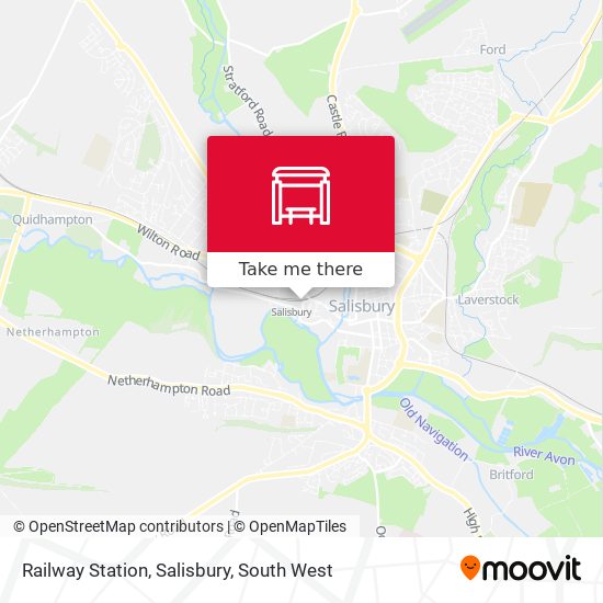 Railway Station, Salisbury map