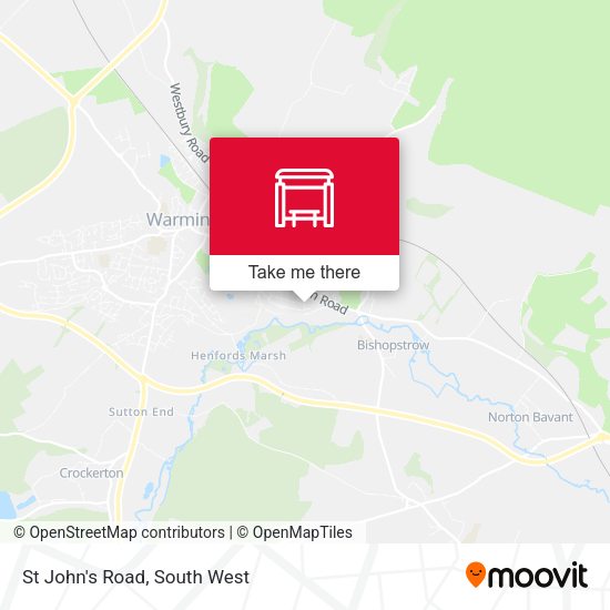 St John's Road map