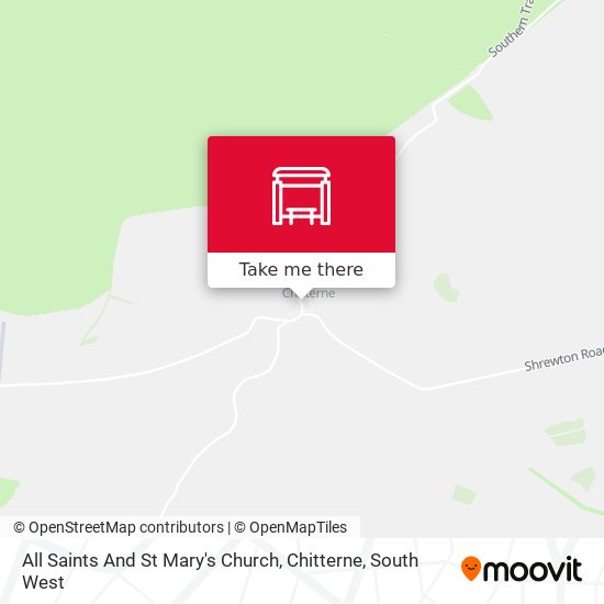 All Saints And St Mary's Church, Chitterne map