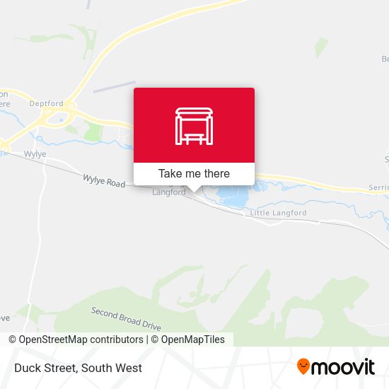 Duck Street map