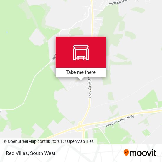 Red Villas map
