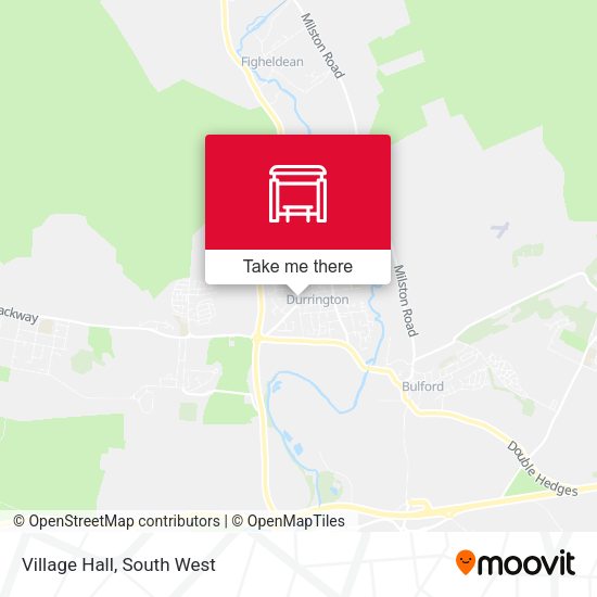 Village Hall map