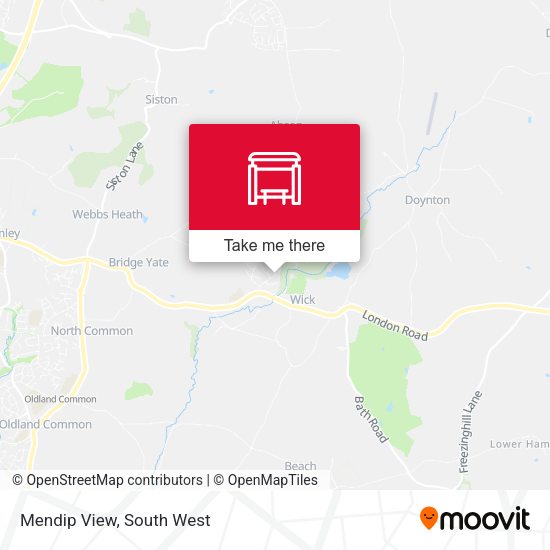 Mendip View map
