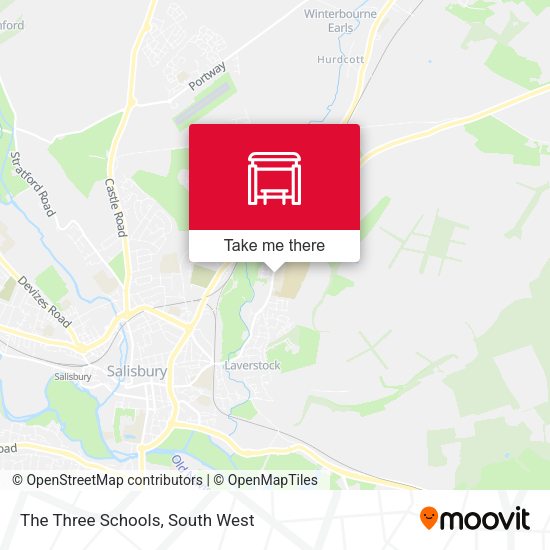 The Three Schools map