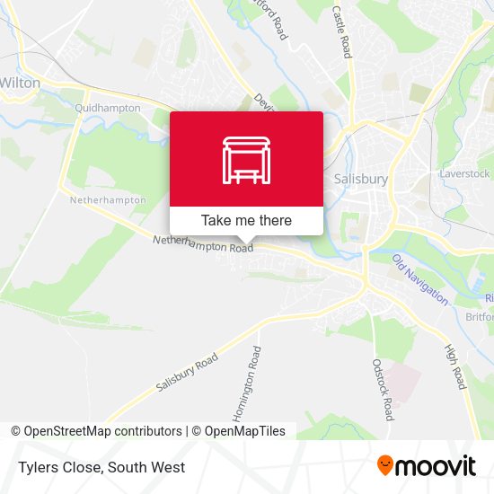 Tylers Close map
