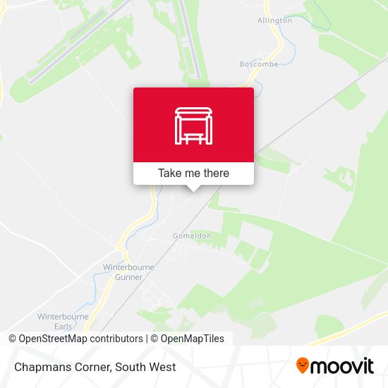 Chapmans Corner map