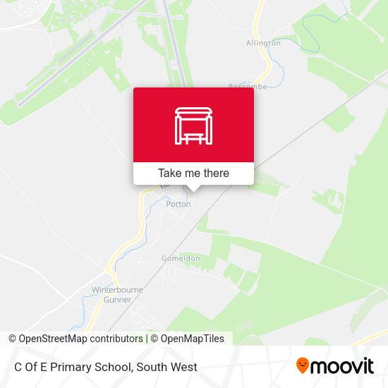 C Of E Primary School map
