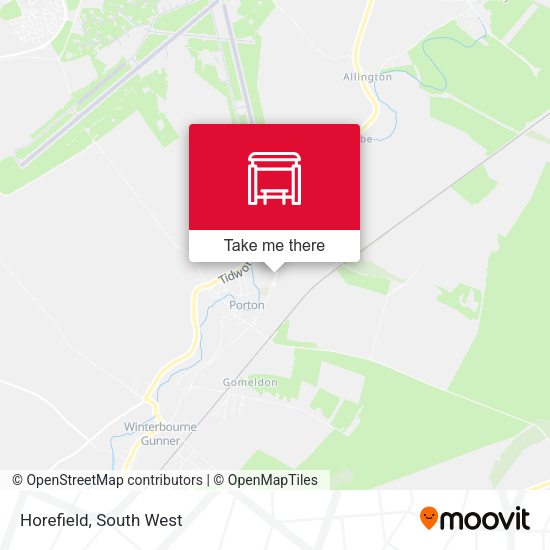 Horefield map