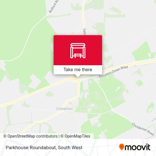 Parkhouse Roundabout map