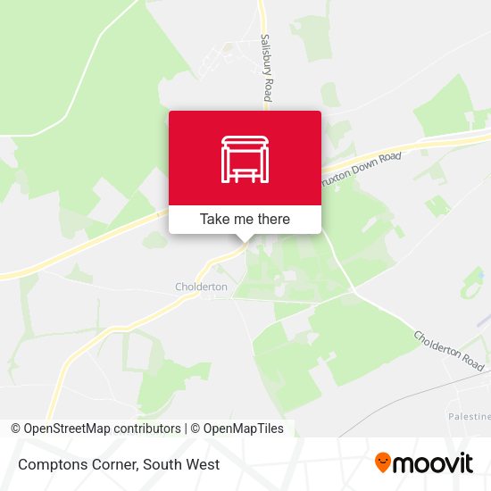 Comptons Corner map