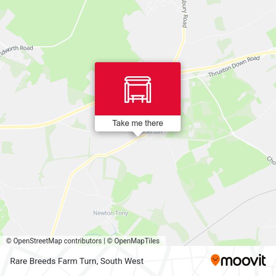Rare Breeds Farm Turn map