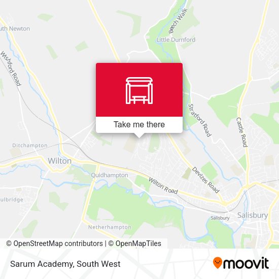 Sarum Academy map