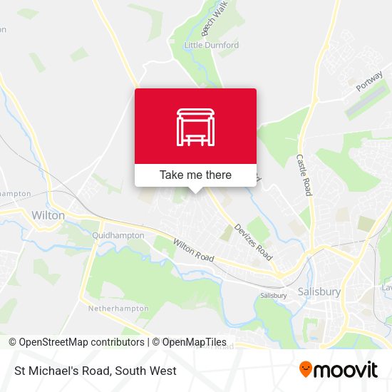 St Michael's Road map