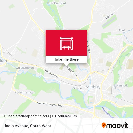 India Avenue map