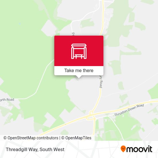 Threadgill Way map