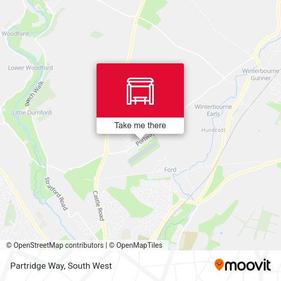 Partridge Way map