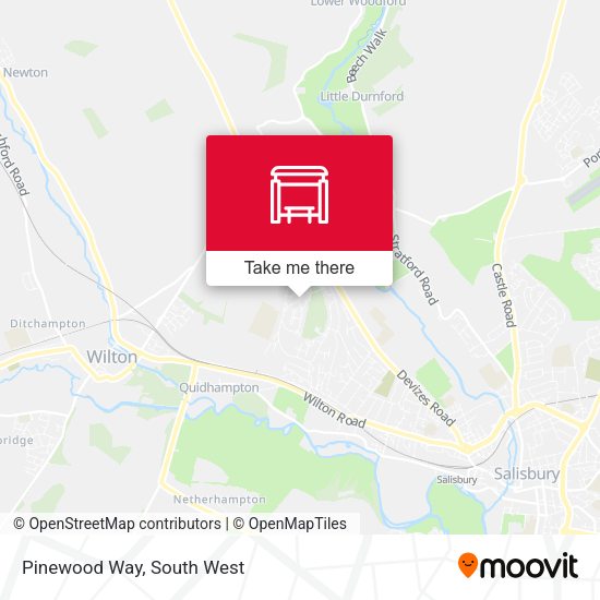 Pinewood Way map