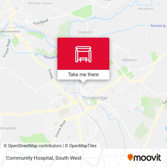 Community Hospital map