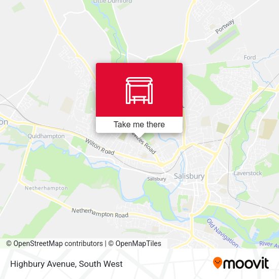 Highbury Avenue map