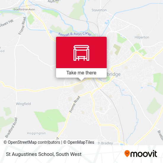 St Augustines School map